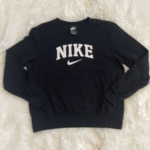 Nike Black Sweatshirt with White Logo